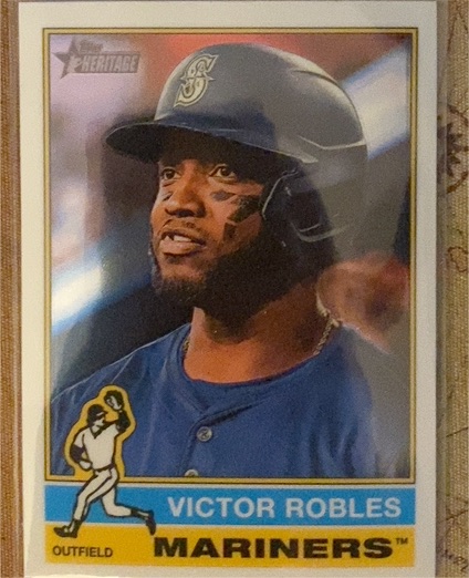 2025 Topps Heritage #268 Victor Robles Chrome — front
