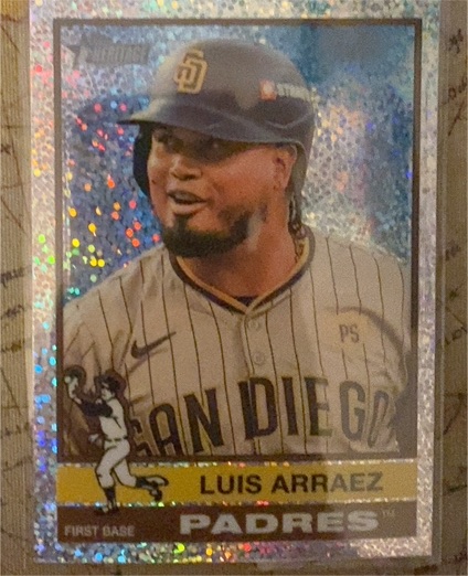2025 Topps Heritage Chrome #39 Luis Arraez — front