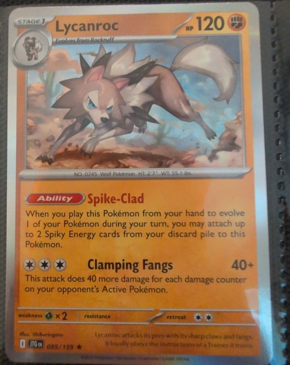 Lycanroc #085/159 Journey Together — front