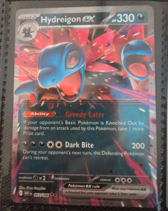 2016 Pokémon SV: White Flare #067 Hydreigon ex — front