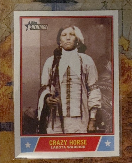 2025 Topps Heritage Notable Americans #NS-71 Crazy Horse — front