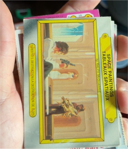 1980 Topps Star Wars Empire Strikes Back Series 1 #126 Threepio's Destruction — front