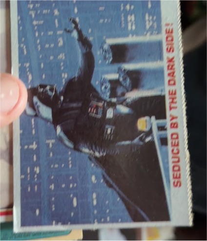 1980 Burger King Star Wars #NNO Darth Vader Seduced by the Dark Side — front