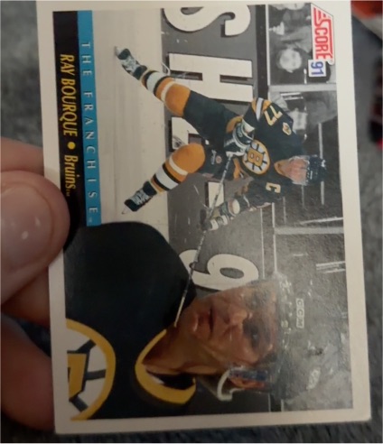 1991-92 Score The Franchise #415 Ray Bourque — front
