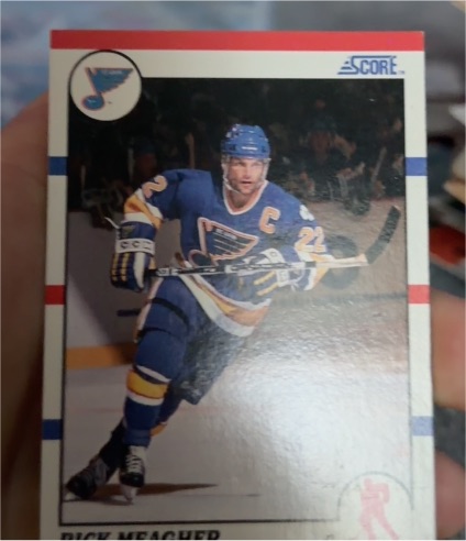 1990-91 Score #225 Rick Meagher — front