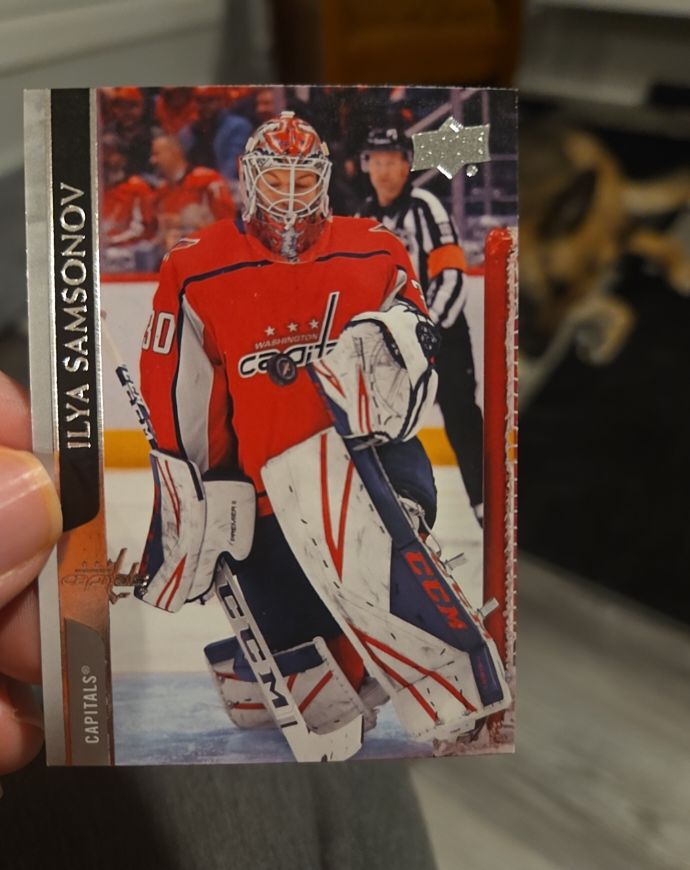 2020-21 Upper Deck Series 1 #192 Ilya Samsonov — front