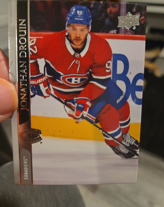 2021-22 Upper Deck #345 Jonathan Drouin — front