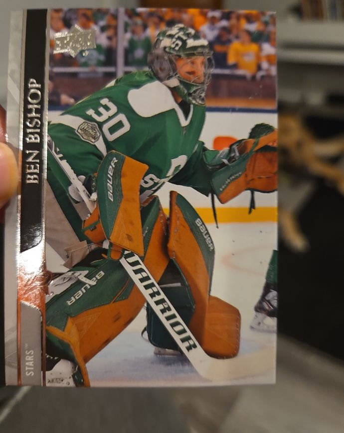 2020-21 Upper Deck #58 Ben Bishop — front