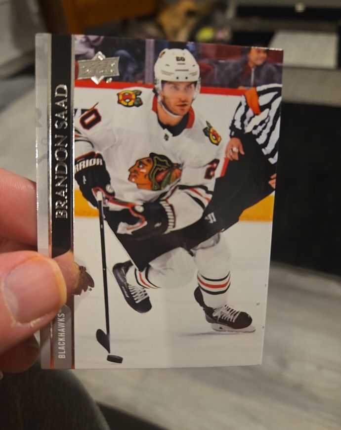 2020-21 Upper Deck #42 Brandon Saad — front