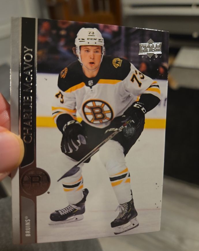 2020-21 Upper Deck #16 Charlie McAvoy Boston Bruins — front