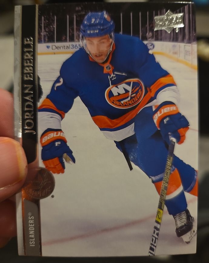 2020-21 Upper Deck #114 Jordan Eberle New York Islanders — front