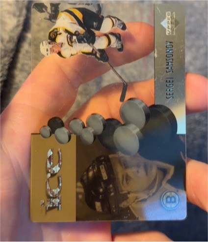 1998-99 Upper Deck Ice McDonald's #13 Sergei Samsonov Boston Bruins — front