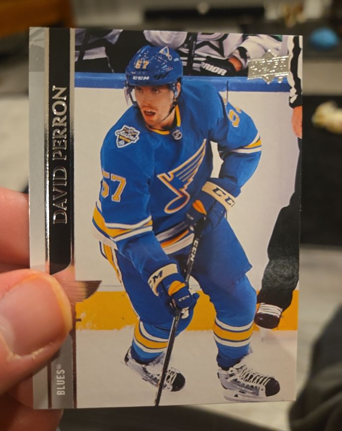 2020-21 Upper Deck #155 David Perron — front