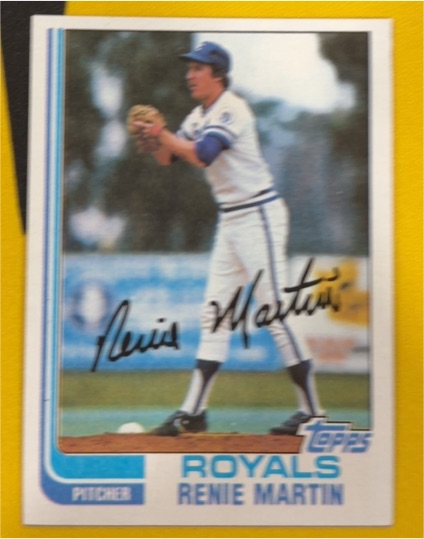 1982 Topps #594 Renie Martin — front