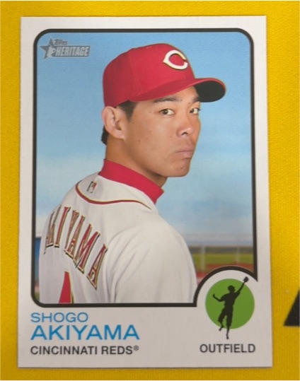 2022 Topps Heritage #620 Shogo Akiyama — front