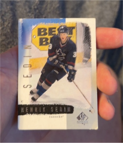 2000-01 Upper Deck SP Authentic #86 Henrik Sedin — front