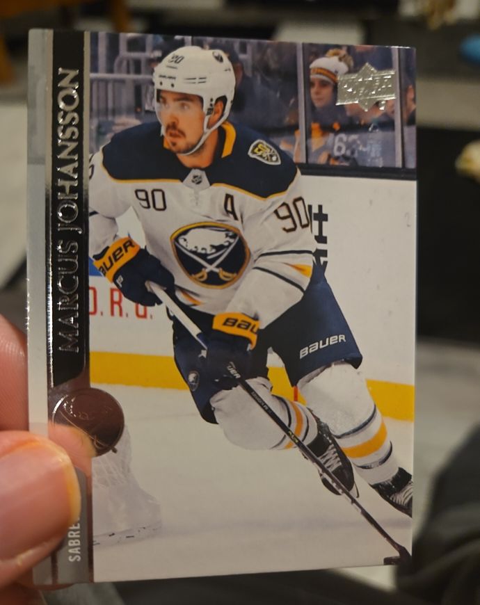 2020-21 Upper Deck Series 1 #23 Marcus Johansson — front