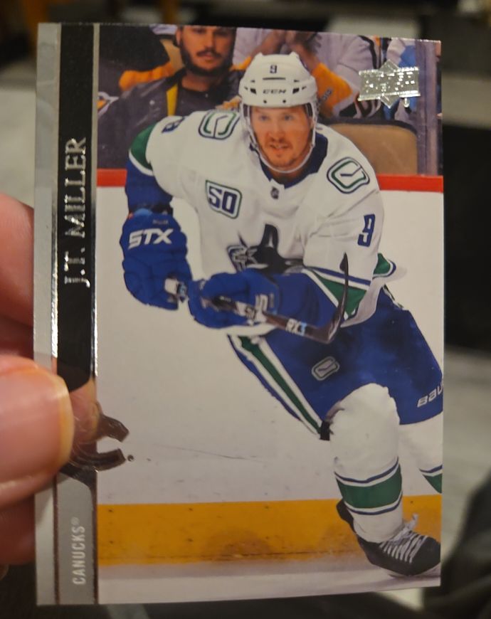 2020-21 Upper Deck Series 1 #176 J.T. Miller Vancouver Canucks — front