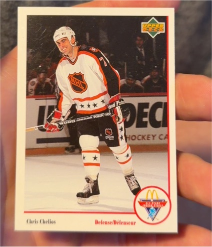 1991-92 Upper Deck McDonald's #MC-22 Chris Chelios — front