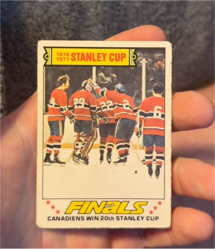 1977-78 Topps #264 Stanley Cup Finals Montreal Canadiens — front