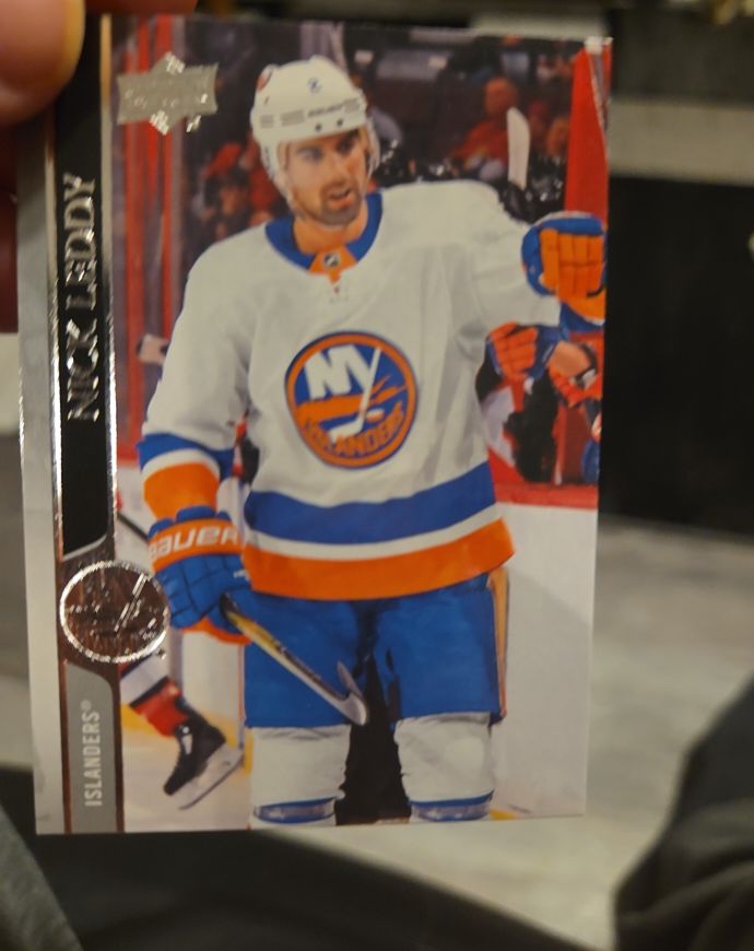 2020-21 Upper Deck #115 Nick Leddy — front