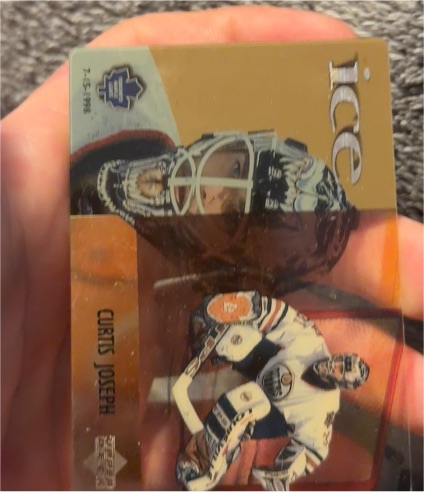 1998-99 Upper Deck Ice McDonald's #MCD18 Curtis Joseph — front