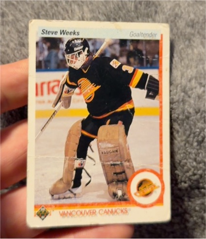 1990-91 Upper Deck #107 Steve Weeks — front