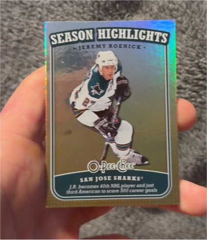 2008-09 O-Pee-Chee Season Highlights #SH-7 Jeremy Roenick — front