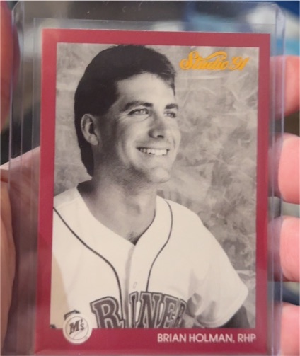 1991 Leaf Studio #115 Brian Holman — front