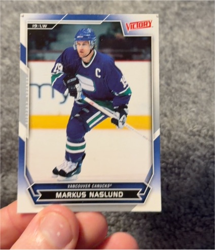 2007-08 Upper Deck Victory #137 Markus Naslund — front