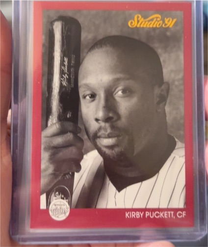 1991 Leaf Studio #90 Kirby Puckett — front