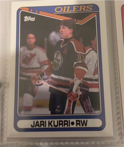 1990-91 Topps #108 Jari Kurri — front