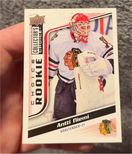 2009-10 Upper Deck Collector's Choice #246 Antti Niemi Rookie — front