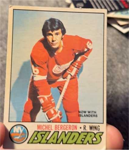 1977-78 O-Pee-Chee #159 Michel Bergeron — front