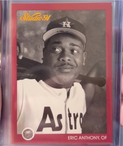 1991 Studio #171 Eric Anthony Houston Astros — front