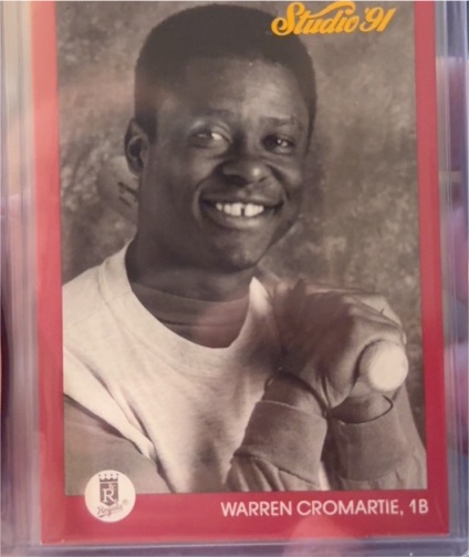 1991 Leaf Studio #64 Warren Cromartie Kansas City Royals — front