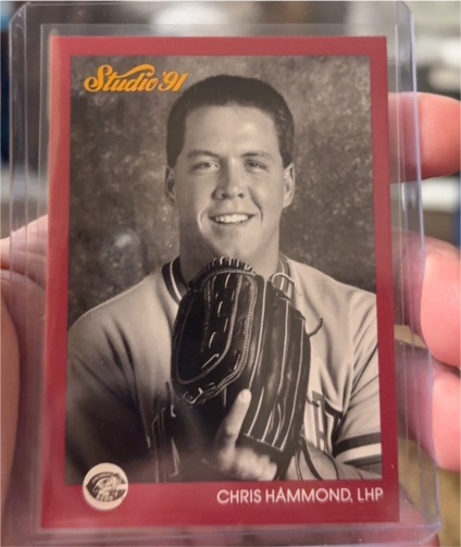 1991 Leaf Studio #165 Chris Hammond — front