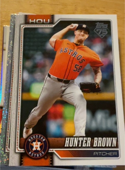 2026 Topps Series 1 #264 Hunter Brown — front