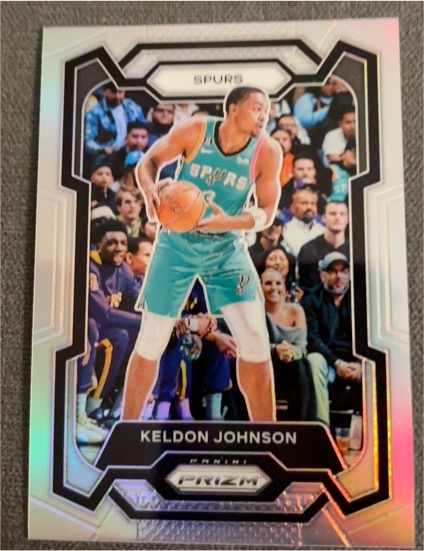 2023-24 Panini Prizm #82 Keldon Johnson — front