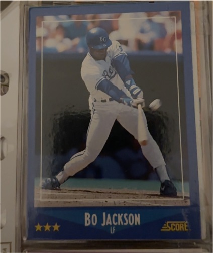 1988 Score #180 Bo Jackson — front
