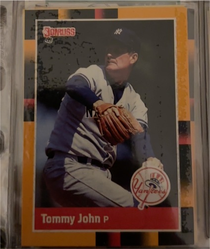 1988 Donruss #220 Tommy John — front