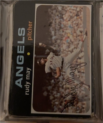 1971 Topps #318 Rudy May — front