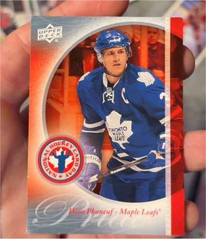 2010 Upper Deck National Hockey Card Day #HCD7 Dion Phaneuf — front