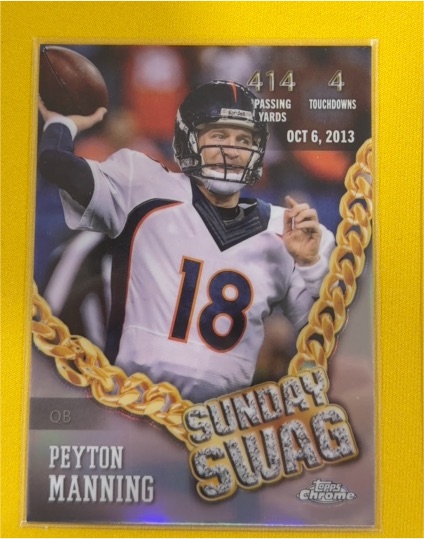 2024 Topps Chrome #SS-10 Peyton Manning Sunday Swag — front