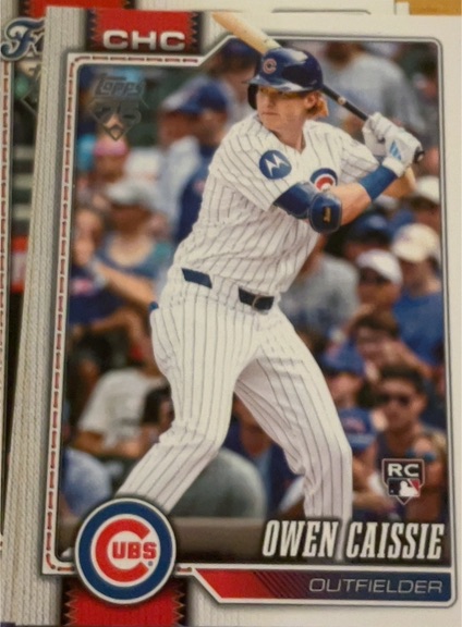 2026 Topps #233 Owen Caissie — front