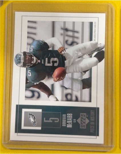 2002 Upper Deck Piece of History #73 Donovan McNabb — front