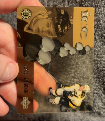 1998-99 McDonald's Upper Deck Ice #13 Sergei Samsonov — front