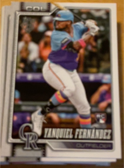 2026 Topps Series 1 #116 Yanquiel Fernandez — front