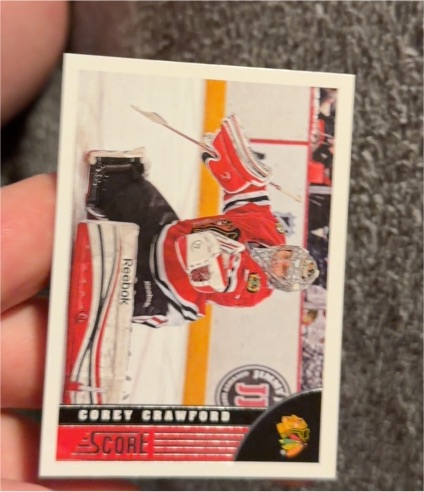 2013-14 Score #97 Corey Crawford — front