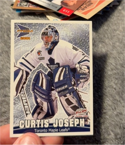 2001 Pacific Prism #6 Curtis Joseph — front